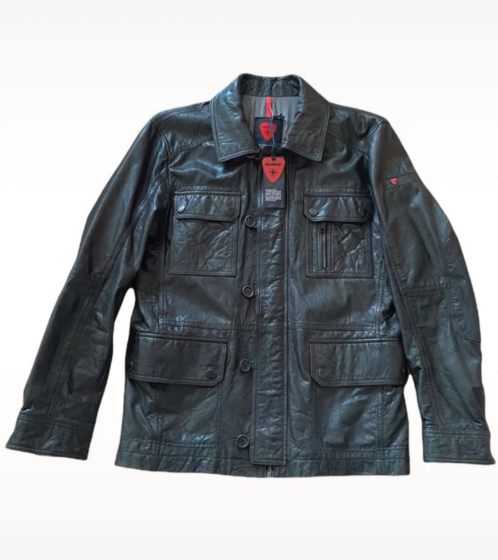 Strellson leather sale jacket