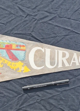 Curaçao fanion vintage 1950, marque: Voyage, état: Bon état, 10,00 €, 11,20 € Protection acheteurs incluse