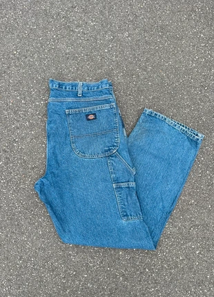 Pantalon dickies single knee workwear baggy bleu vintage - Taille 38x34, marke: Dickies, zustand: Sehr gut, größe: W38 | DE 54, 25,00 €, 26,95 € beinhaltet Vinted-Käuferschutz Pro
