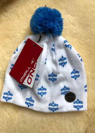 O’Neill beanie white with blue, marque: O'Neill, état: Neuf avec étiquette, 7,50 €, 8,58 € Protection acheteurs incluse