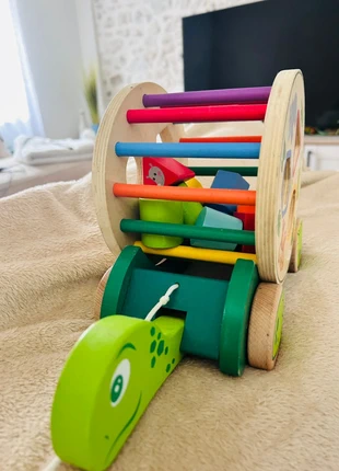 Jouet tortue à tirer enfant motricité, marque: Lidl, état: Très bon état, taille: 9-12 mois / 74 cm, 5,00 €, 5,95 € Protection acheteurs incluse