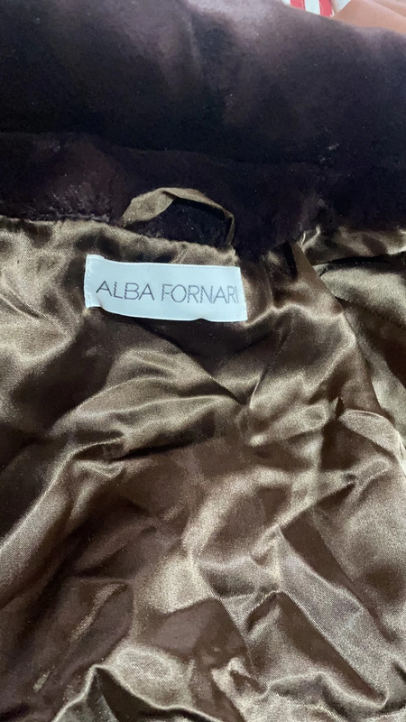 Eco-pelliccia vintage Alba Fornari donna taglia L