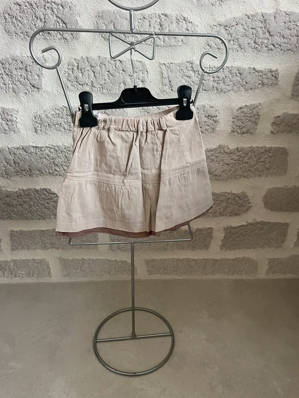 Jupe fille kiabi beige 4 ans jupe été - photo numéro 3
