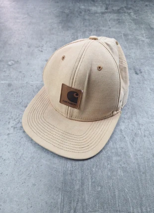 Casquette droite Carhartt × Starter vintage beige patch marron y2k - unique, brand: Carhartt, condizioni: Ottime, taglia: Taglia unica, €16.00, €17.50 include la Protezione acquisti Pro