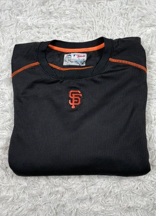 Pull Américain Majestic Baseball noir brodé orange | Taille : 2XL, marca: Majestic, estado: Muito bom, tamanho: XXL, €16.90, €18.45 inclui Proteção do Comprador
