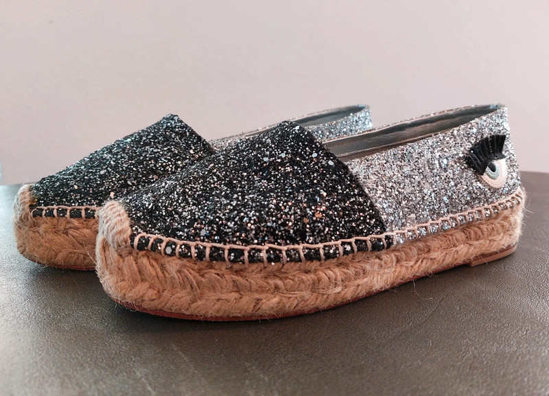 Espadrillas con paillettes discount