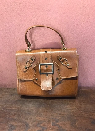 Sac à main vintage 70’ en similicuir camel, marque: Vintage, état: Très bon état, 35,00 €, 37,45 € Protection acheteurs (Pro) incluse