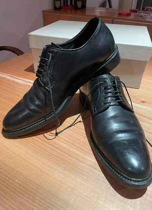 Scarpe stringate della Santoni modello Oxford nere taglia 41, marca: Santoni, estado: Muito bom, tamanho: 41, €59.00, €62.65 inclui Proteção do Comprador
