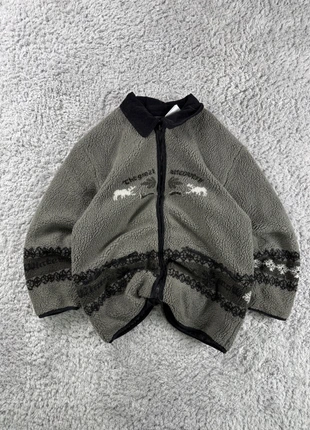 Polar Fleece Jacket Vintage Snow Pattern 90s Retro Design, marque: Vintage Dressing, état: Très bon état, taille: XXL, 29,95 €, 32,15 € Protection acheteurs incluse