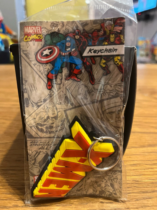 Marvel on sale rubber keychain