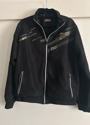 Veste Kappa vintage noire & or – Années 2000 – Taille L, marca: Kappa, estado: Muito bom, tamanho: L, €25.00, €26.95 inclui Proteção do Comprador