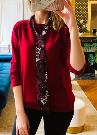 Superbe pull Claudie Pierlot bordeaux taille 3, brand: Claudie Pierlot, condition: Very good, size: L / 40 / 12, €40.00, €42.70 includes Buyer Protection