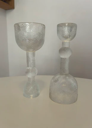 Nuutajärvi Finland Miranda Candle Holders 1970s Heikki Orvola, marca: Miranda, estado: Muito bom, €99.00, €104.65 inclui Proteção do Comprador