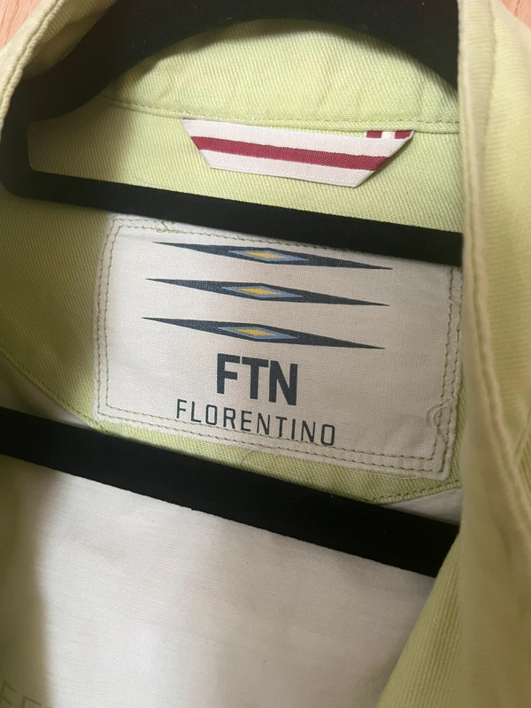 Florentino biker Jacket in Light Green 3