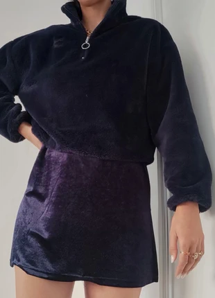 Vestido corto de terciopelo sin marca , brand: Vintage, condition: Very good, size: S / 36 / 8, €5.00, €5.95 includes Buyer Protection