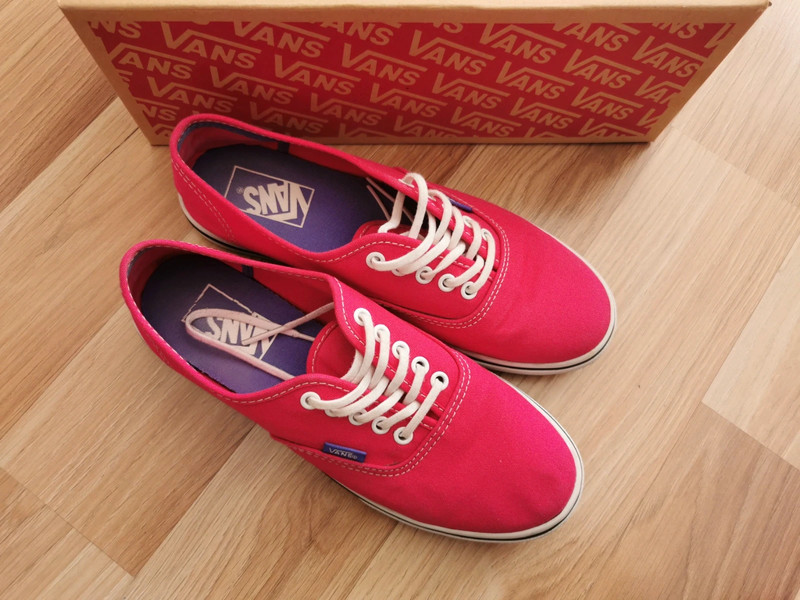 Vans authentic 2024 lo pro rouge