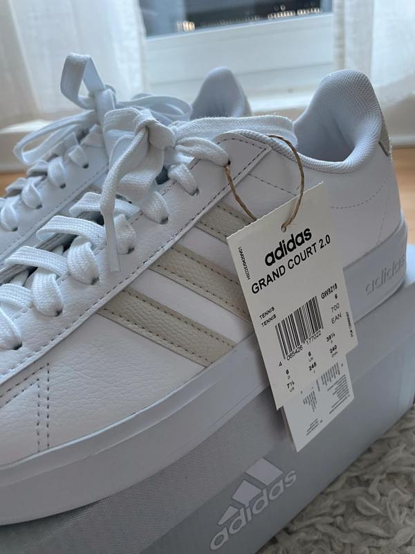 Dollar Verfijnen Smerig Adidas Sneaker Schuhe Grand Court 2.0 weiß + beige Details // 39 1/2 passt  39 und 40 - Vinted
