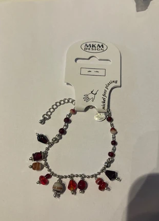 Armband rood, merk: MKM, staat: Heel goed, € 1,50, € 2,28 inclusief Kopersbescherming
