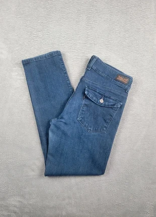 Jeans Levi's Bleu W30L28 Taille 40 Coupe Slim Fit Femme Denim Coton Vintage Très Bon État #72, merk: Levi's, staat: Heel goed, maat: L / 40 / 12, € 14,99, € 16,44 inclusief Kopersbescherming