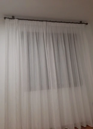 Cortina blanca, marca: Local, estado: Muy bueno, tamaño: 200-249 cm, 50,00 €, 53,20 € Protección al comprador incluida
