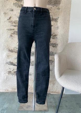 👖Jeans slim taille haute gris 38 40 Zara, marque: Zara, état: Très bon état, taille: L / 40 / 12, 9,00 €, 10,15 € Protection acheteurs incluse