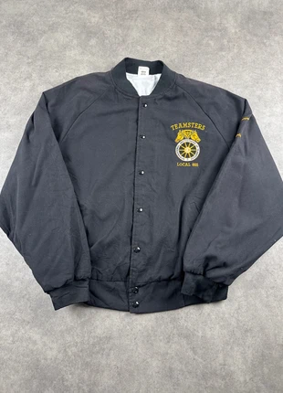 Veste teddy vintage taille L homme Union Line made in USA varsity jacket nylon - JAC0623, brand: teddy, condition: Very good, size: L, €13.00, €14.35 includes Buyer Protection Pro