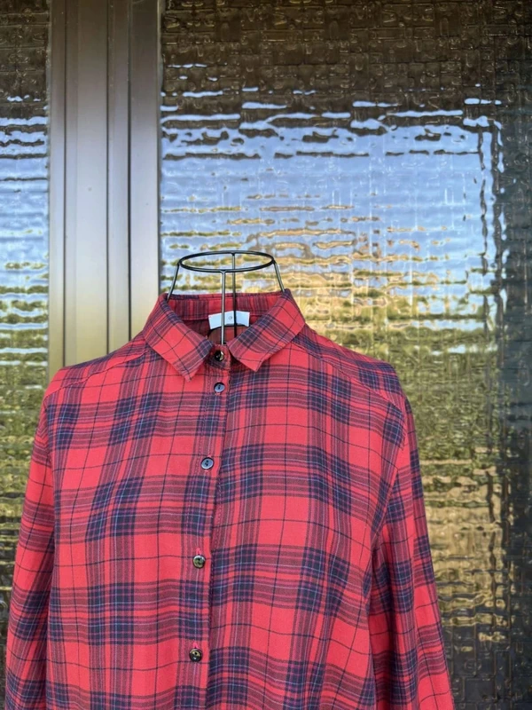 Chemise rouge à carreaux Cache Cache