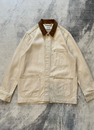 Veste Weekday Sunset Jacket écru oversize col velours côtelé M, marca: Weekday, estado: Muy bueno, tamaño: M, 39,00 €, 41,65 € Protección al comprador Pro incluida