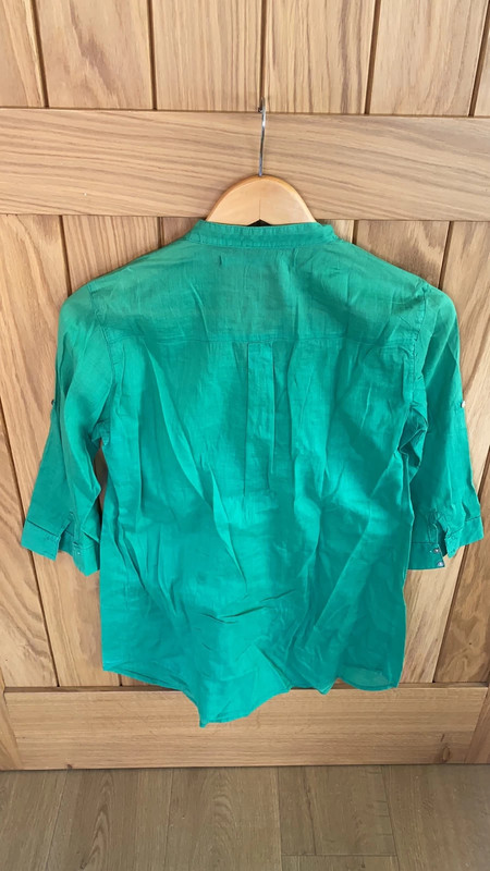 Zara. Chemisier Femme Camisa Verde Mujer. Talla S Vinted