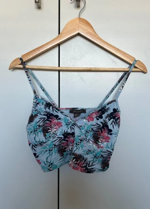 Floral Crop Top, brand: Primark, condition: Very good, size: M / 38 / 10, €1.50, €2.28 includes Buyer Protection