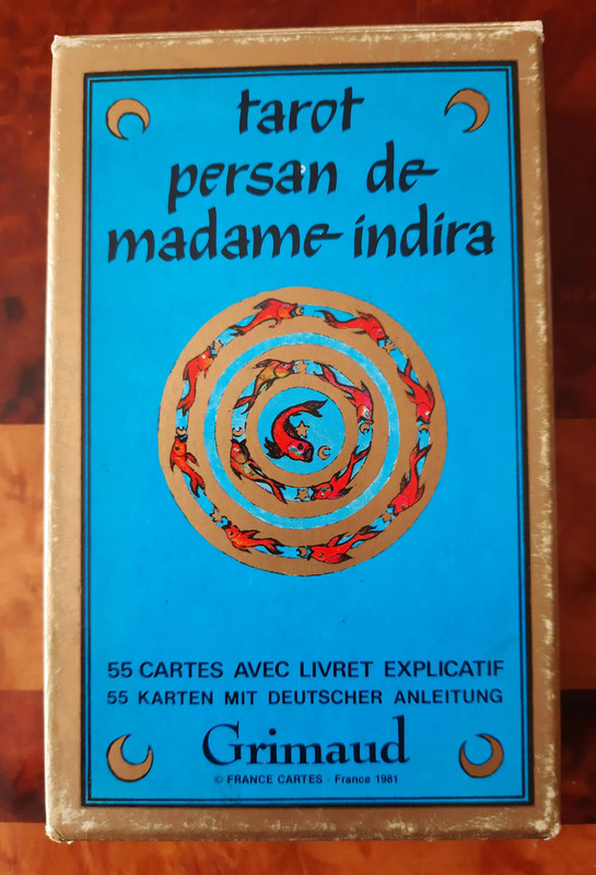 Tarot Persan de madame Indira 1981