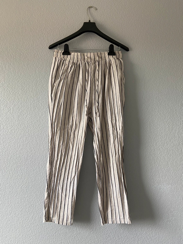 Pinstripe ASOS Linen Pants | Vinted