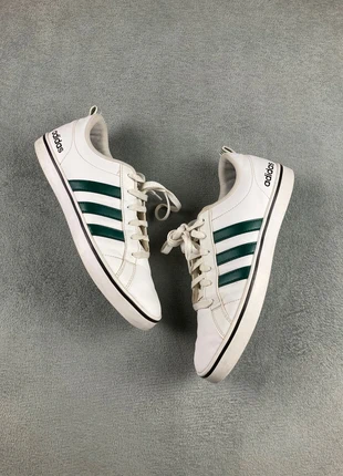 Basket Adidas VS Pace 2.0 blanche et vert foncé taille 42, merk: adidas, staat: Heel goed, maat: 42, € 18,00, € 19,60 inclusief Kopersbescherming