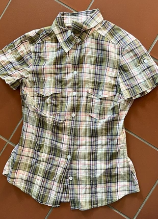 Camicia maniche corte 100 % cotone sciancrata L.O.G.G., marque: L.O.G.G., état: Très bon état, taille: S / 36 / 8, 5,00 €, 5,95 € Protection acheteurs incluse