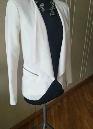 H&M Giacca elegante con taschine in ecopelle, marke: H&M, zustand: Sehr gut, größe: S / 36 / 8, 9,00 €, 10,15 € inklusive Vinted-Käuferschutz