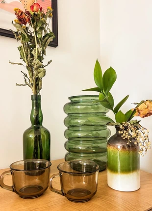 Set de 2 tasses en verre fumé Duralex – modèle Brocor France., merk: DURALEX, staat: Heel goed, € 6,00, € 7,00 inclusief Kopersbescherming