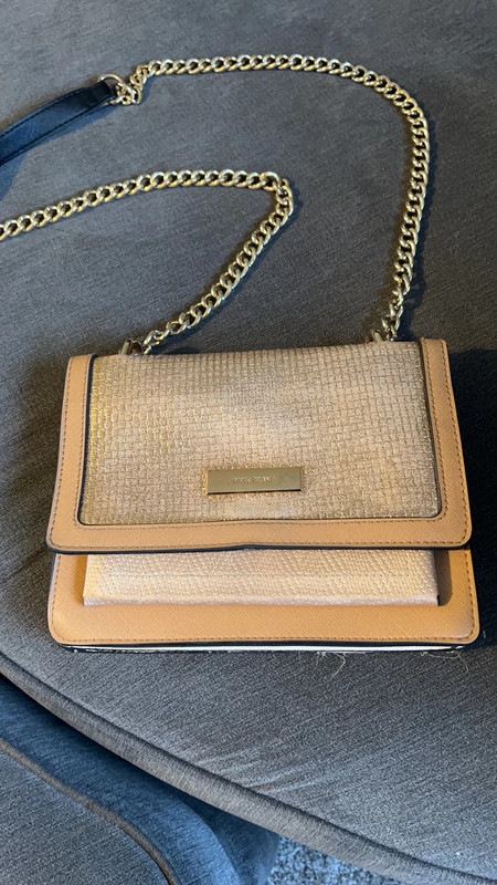 River island gold purse sales