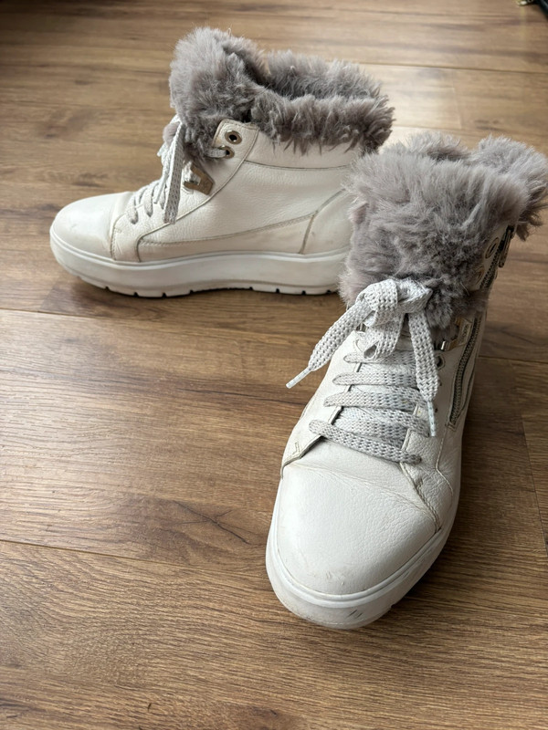 Geox sneakers with inside heel and fur 1