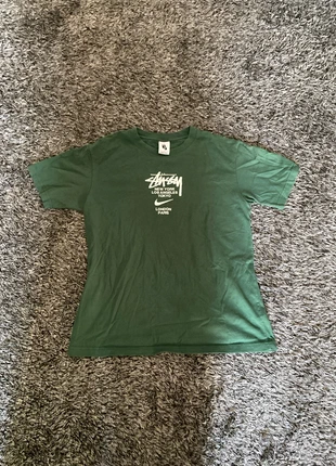 Green nike x stussy shirt size with front print, brand: Nike x Stüssy, condition: Good, size: M, €25.00, €26.95 includes Buyer Protection