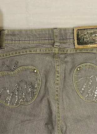 Vintage 90s / y2k Apple bottoms jeans low waisted flaired, merk: Apple Bottoms, staat: Heel goed, maat: S / 36 / 8, € 52,00, € 55,30 inclusief Kopersbescherming