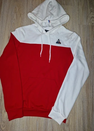 Sweat à capuche Le Coq Sportif bicolore rouge/blanc – taille XS, marke: Le Coq Sportif, zustand: Sehr gut, größe: XS, 8,00 €, 9,10 € inklusive Vinted-Käuferschutz
