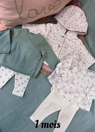 Lot taille 1 mois, marca: Vertbaudet, estado: Muy bueno, tamaño: 1-3 meses / 56 cm, 19,99 €, 21,69 € Protección al comprador Pro incluida