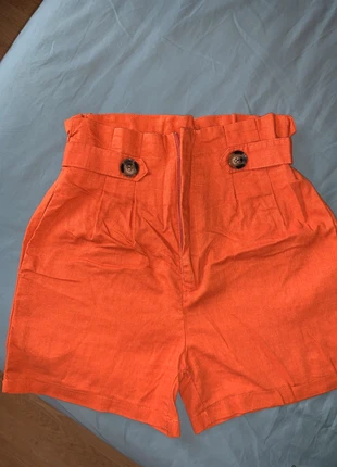 Short orange, marca: Boutique Parisienne, estado: Muito bom, tamanho: S / 36 / 8, €5.00, €5.95 inclui Proteção do Comprador