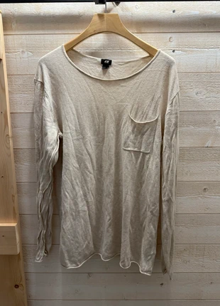 Pull-over fin H&M de couleur crème taille XL, brand: H&M, condition: Very good, size: XL, €5.00, €5.95 includes Buyer Protection