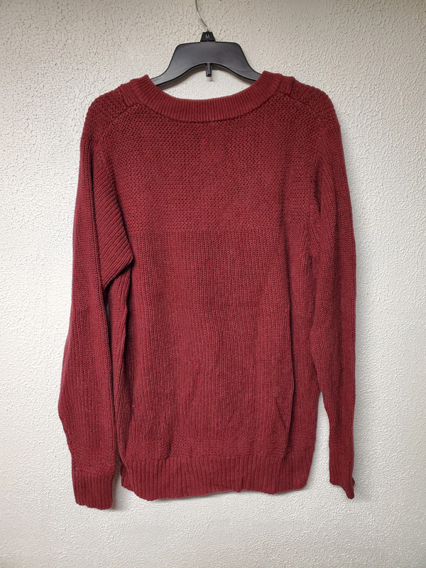 Shirt - Men - Long Sleeve - Red Head Brand Co. - Size Medium - Burgundy 2