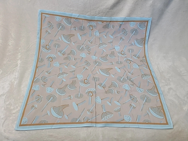 Mushroom Print Scarf Bandana 2