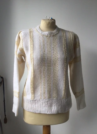 Pull fait main T 38, marca: tricoté main, estado: Bom, tamanho: M / 38 / 10, €10.00, €11.20 inclui Proteção do Comprador