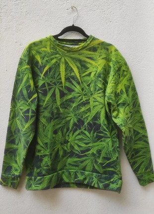 Sudadera Hoodie estampada Ganja Marihuana Cbd 420 Rasta Reggae Y2K aesthetic L, brand: Aesthetic, condizioni: Ottime, taglia: L, €22.00, €23.80 include la Protezione acquisti