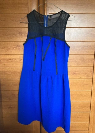 Robe femme S bleu cocktail, condition: Very good, size: S / 36 / 8, €1.50, €2.28 includes Buyer Protection