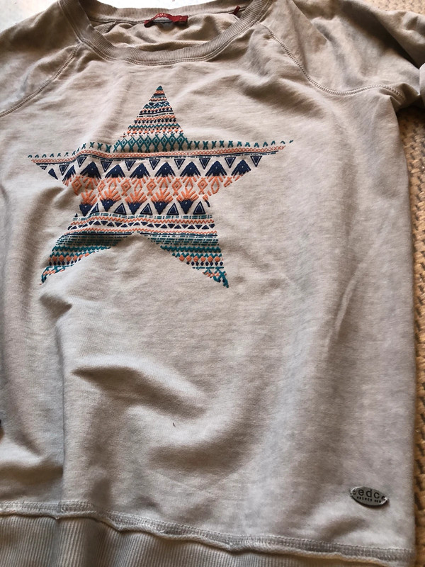 leichtes, graues Sweatshirt von EDC in Gr. S 4